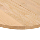 vidaXL Tafelblad 80x40x2 cm ovaal massief eikenhout