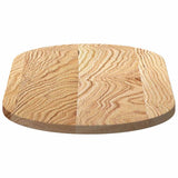 vidaXL Tafelblad 80x40x2 cm ovaal massief eikenhout