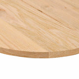 vidaXL Tafelblad 80x40x2 cm ovaal massief eikenhout