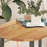 vidaXL Tafelblad 80x40x2 cm ovaal massief eikenhout
