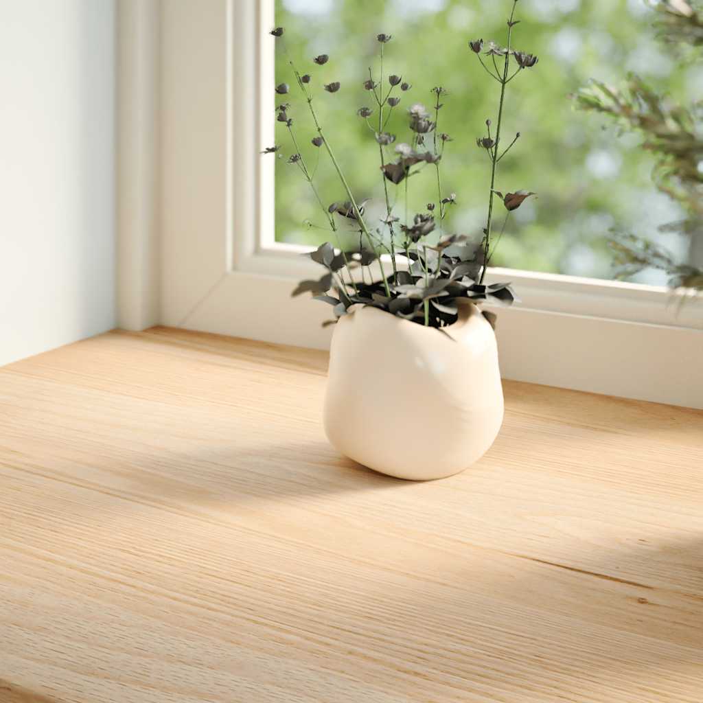 vidaXL Vensterbanken 2 st onbehandeld 70x15x2 cm massief eikenhout
