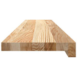 vidaXL Vensterbanken 2 st onbehandeld 70x15x2 cm massief eikenhout