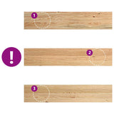 vidaXL Vensterbanken 2 st onbehandeld 70x15x2 cm massief eikenhout