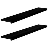 vidaXL Vensterbanken 2 st onbehandeld 70x15x2 cm massief eikenhout