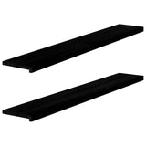 vidaXL Vensterbanken 2 st onbehandeld 70x15x2 cm massief eikenhout