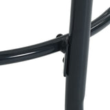 vidaXL Garden Table Round Ø80x72.5 cm Powder-Coated Steel Anthracite