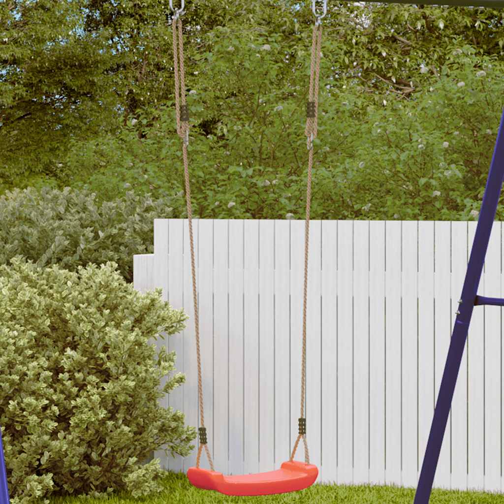 vidaXL Schommelzitje voor kinderen 1-persoons verstelbaar touw blauw