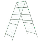 vidaXL Plantenklimrekken 2 st A-frame staal