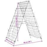 vidaXL Plantenklimrekken 2 st A-frame staal