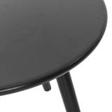 vidaXL 3-Piece Garden Chair Set Poly Rattan Black