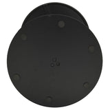 vidaXL Tuintafel rond Ø50x72 cm staal zwart