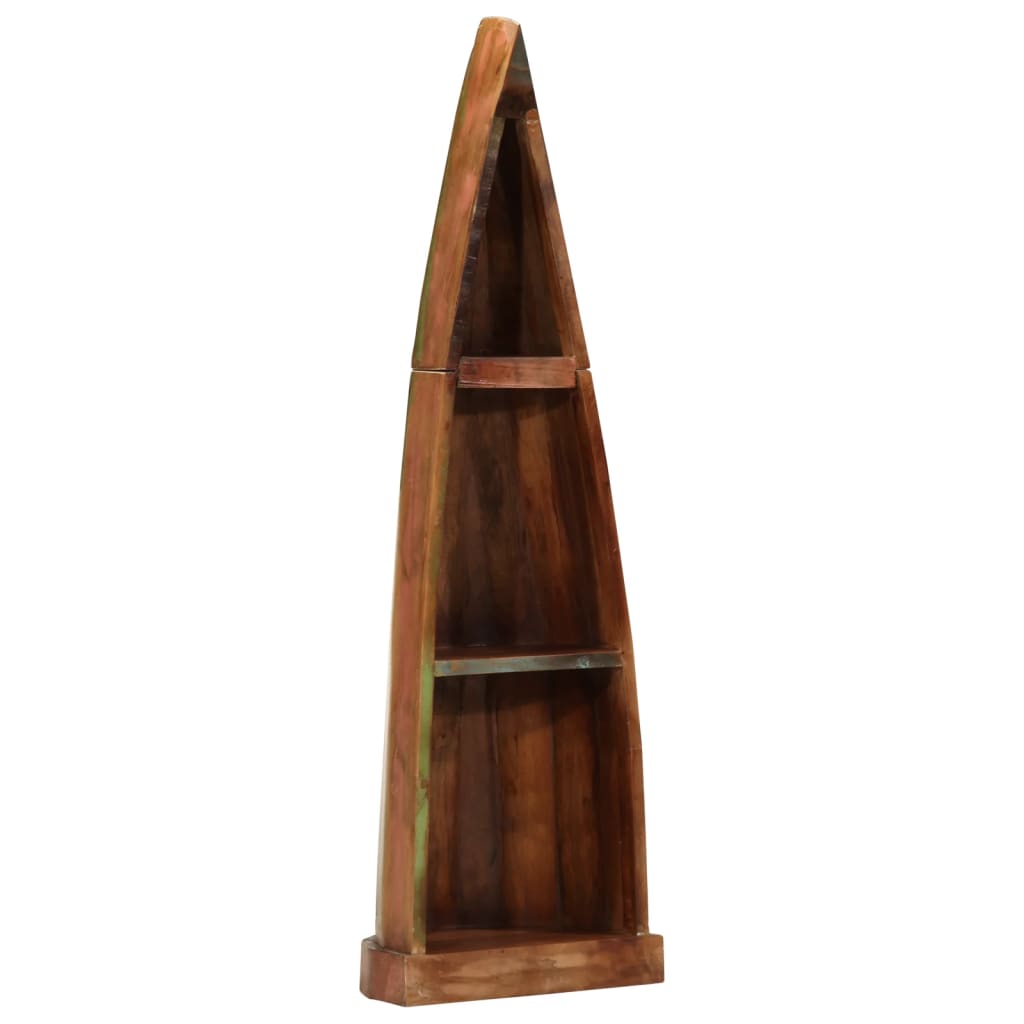 vidaXL Kast bootvorm 39x27x127 cm gerecycled hout
