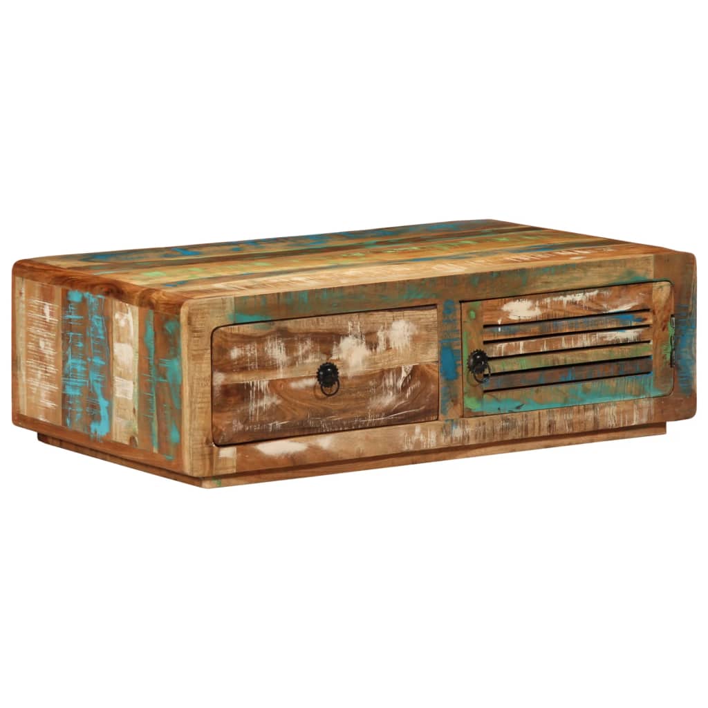 vidaXL Salontafel 90x60x29 cm ruw mangohout