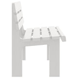 vidaXL Tuinbankje 110x52x71 cm polypropeen wit