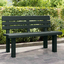 vidaXL Tuinbankje 110x52x71 cm polypropeen wit