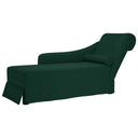 vidaXL Chaise longue met bolster en rechterarmleuning fluweel blauw