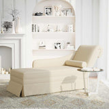 vidaXL Chaise longue met bolster en rechterarmleuning fluweel blauw