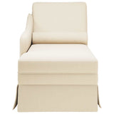 vidaXL Chaise longue met bolster en rechterarmleuning fluweel blauw