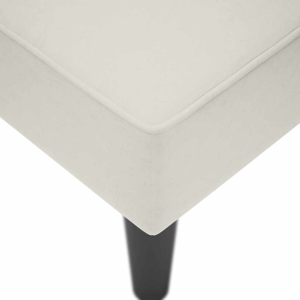 vidaXL Chaise longue met rechterarmleuning fluweel blauw