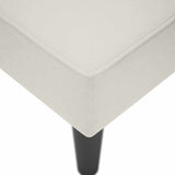 vidaXL Chaise longue met rechterarmleuning fluweel blauw