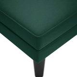 vidaXL Chaise longue met kussen en rechterarmleuning fluweel blauw