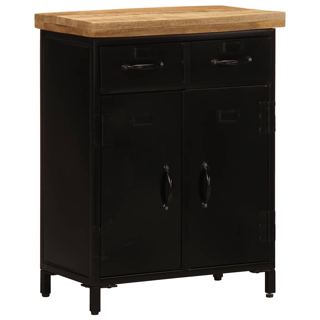 vidaXL Dressoir 60x30x76 cm ruw mangohout