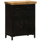 vidaXL Dressoir 60x30x76 cm ruw mangohout