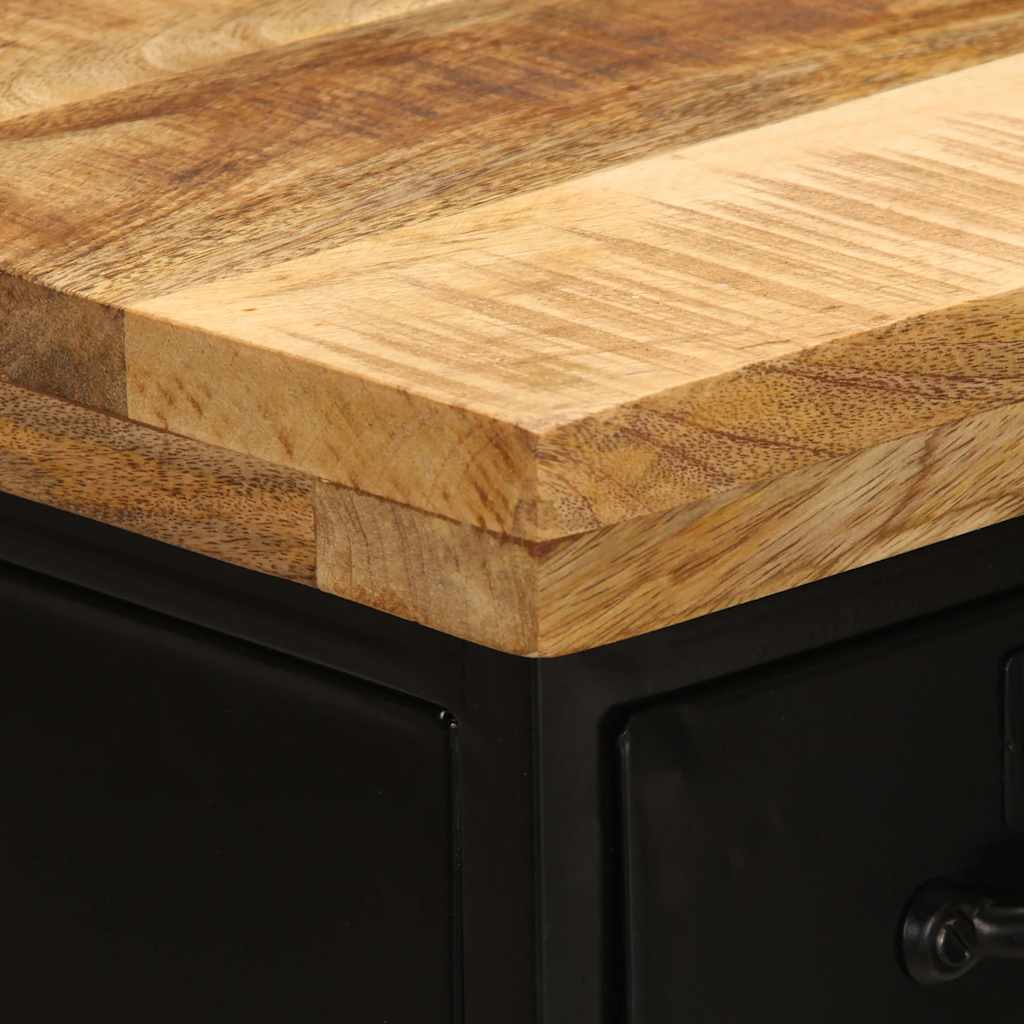 vidaXL Dressoir 60x30x76 cm ruw mangohout