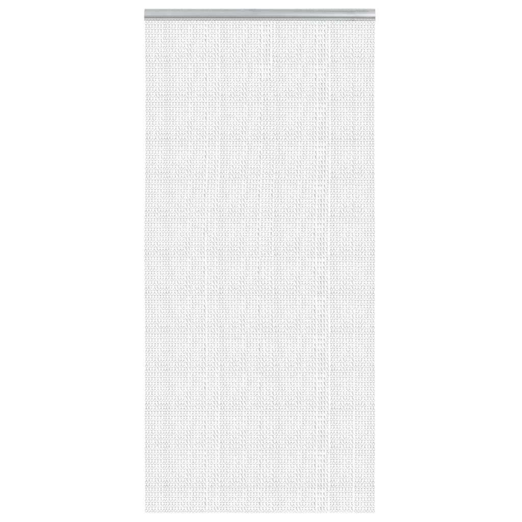 vidaXL Vliegengordijn kettingen 56x202 cm aluminium