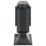 vidaXL Tuinstopcontact en grondpin 2-wegs 15,5x11x24 cm zwart en groen