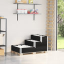 vidaXL Verhoogde plantenbak 3-laags 120x80 cm massief grenenhout