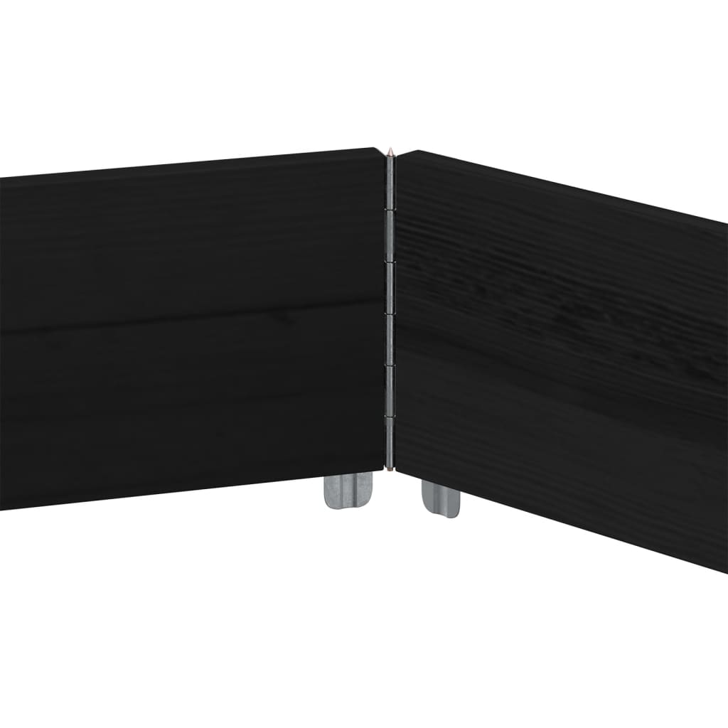 vidaXL Verhoogde plantenbak zeshoekig 160x160 cm massief grenenhout