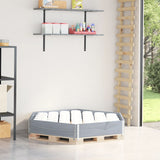 vidaXL Verhoogde plantenbak zeshoekig 160x160 cm massief grenenhout