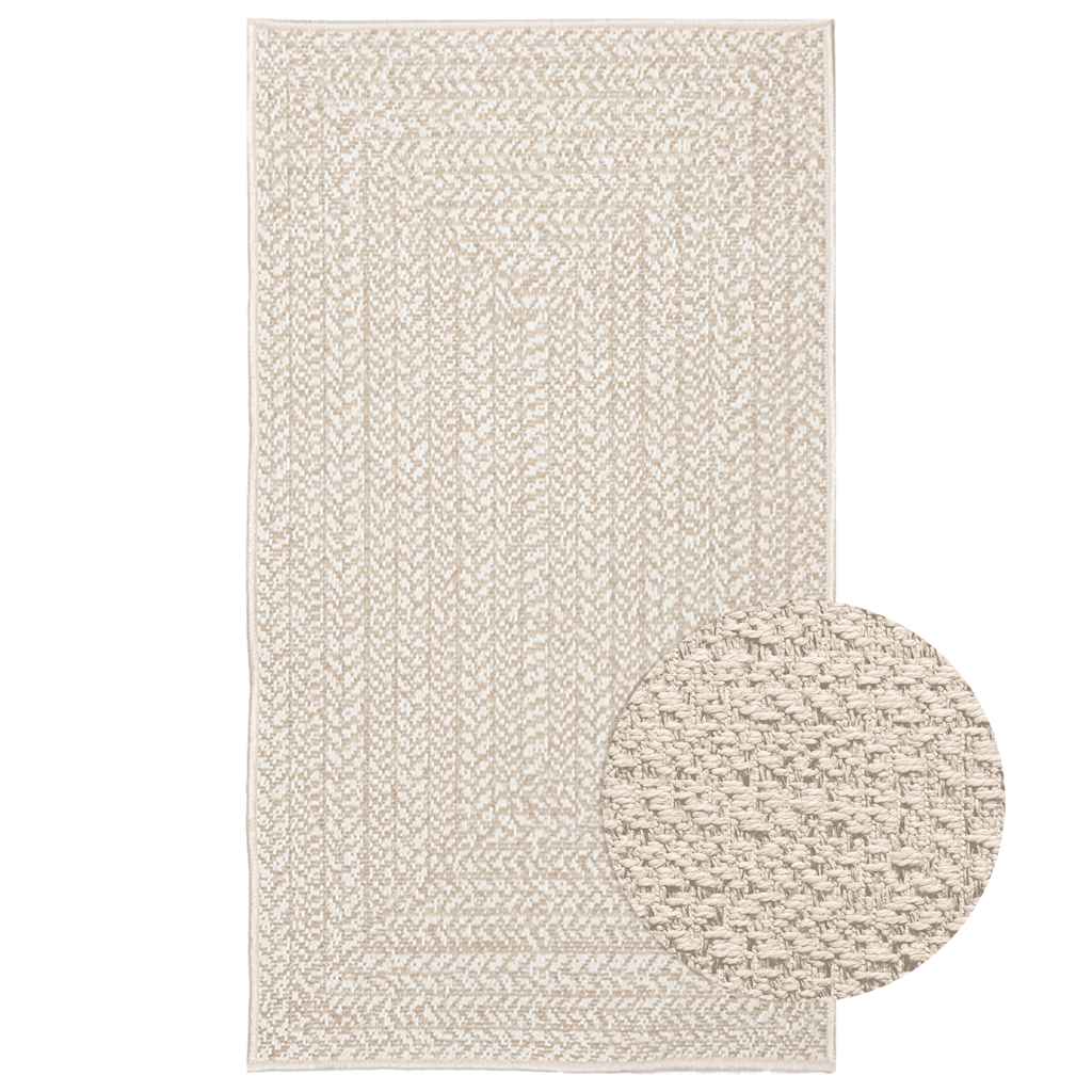 vidaXL Vloerkleed ZIZUR binnen en buiten 80x150 cm jute look