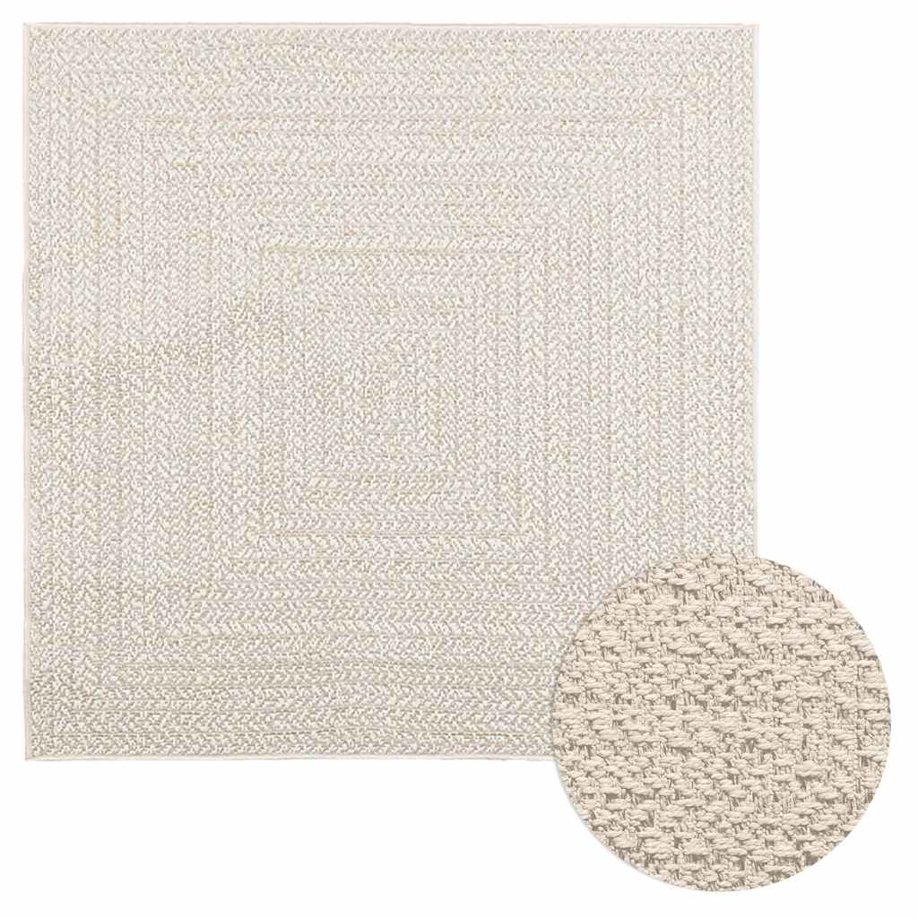 vidaXL Vloerkleed ZIZUR binnen en buiten 80x150 cm jute look