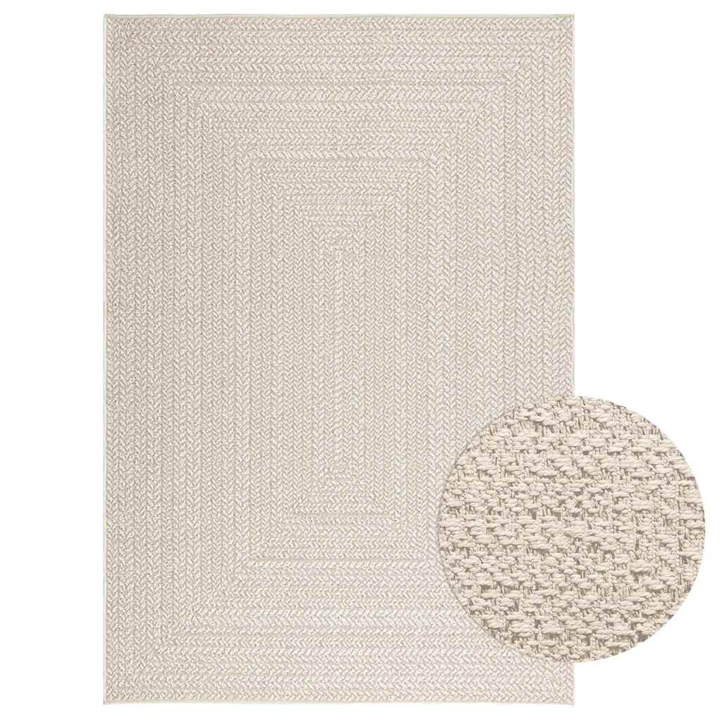 vidaXL Vloerkleed ZIZUR binnen en buiten 80x150 cm jute look