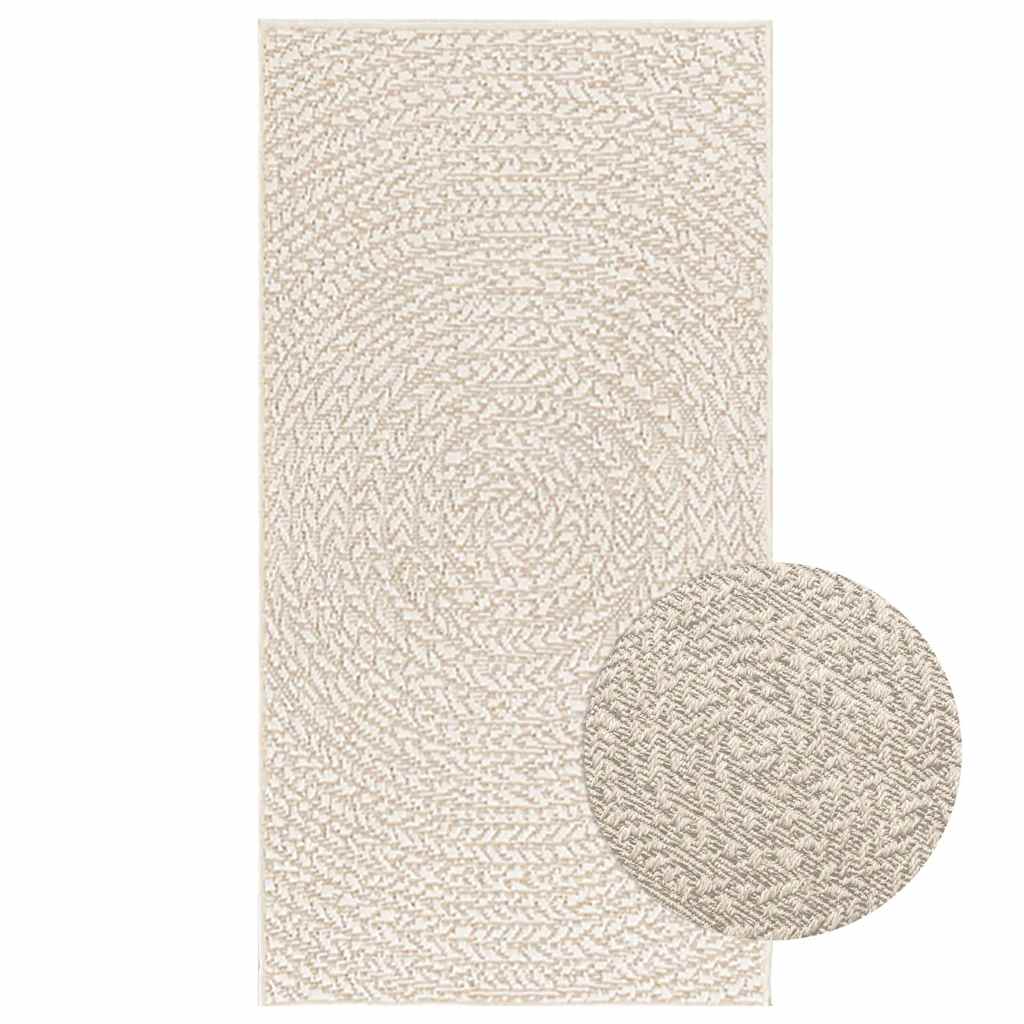 vidaXL Vloerkleed ZIZUR binnen en buiten 80x150 cm jute look