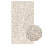 vidaXL Vloerkleed ZIZUR binnen en buiten 80x150 cm jute look