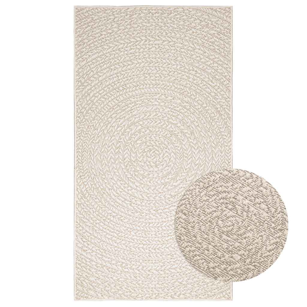 vidaXL Vloerkleed ZIZUR binnen en buiten 80x150 cm jute look