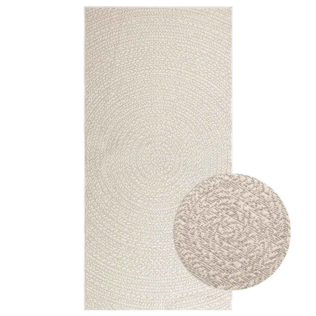 vidaXL Vloerkleed ZIZUR binnen en buiten 80x150 cm jute look
