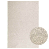 vidaXL Vloerkleed ZIZUR binnen en buiten 80x150 cm jute look