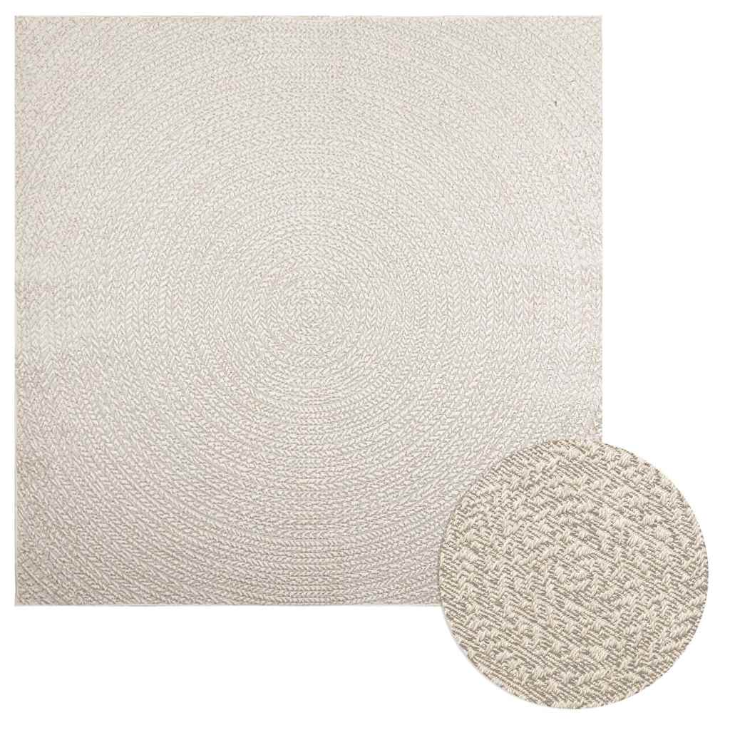 vidaXL Vloerkleed ZIZUR binnen en buiten 80x150 cm jute look