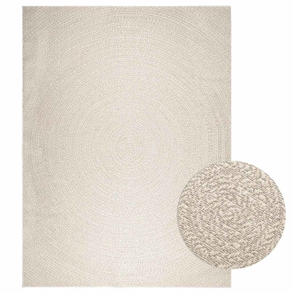 vidaXL Vloerkleed ZIZUR binnen en buiten 80x150 cm jute look