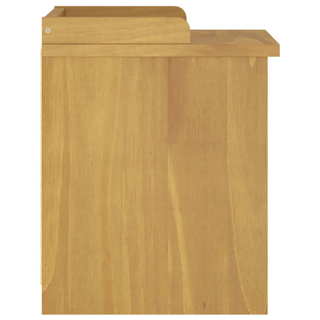 vidaXL Hallway bench SANDNES 45x40x50 cm solid pine wood