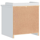 vidaXL Gangbankje SANDNES 45x40x50 cm massief grenenhout