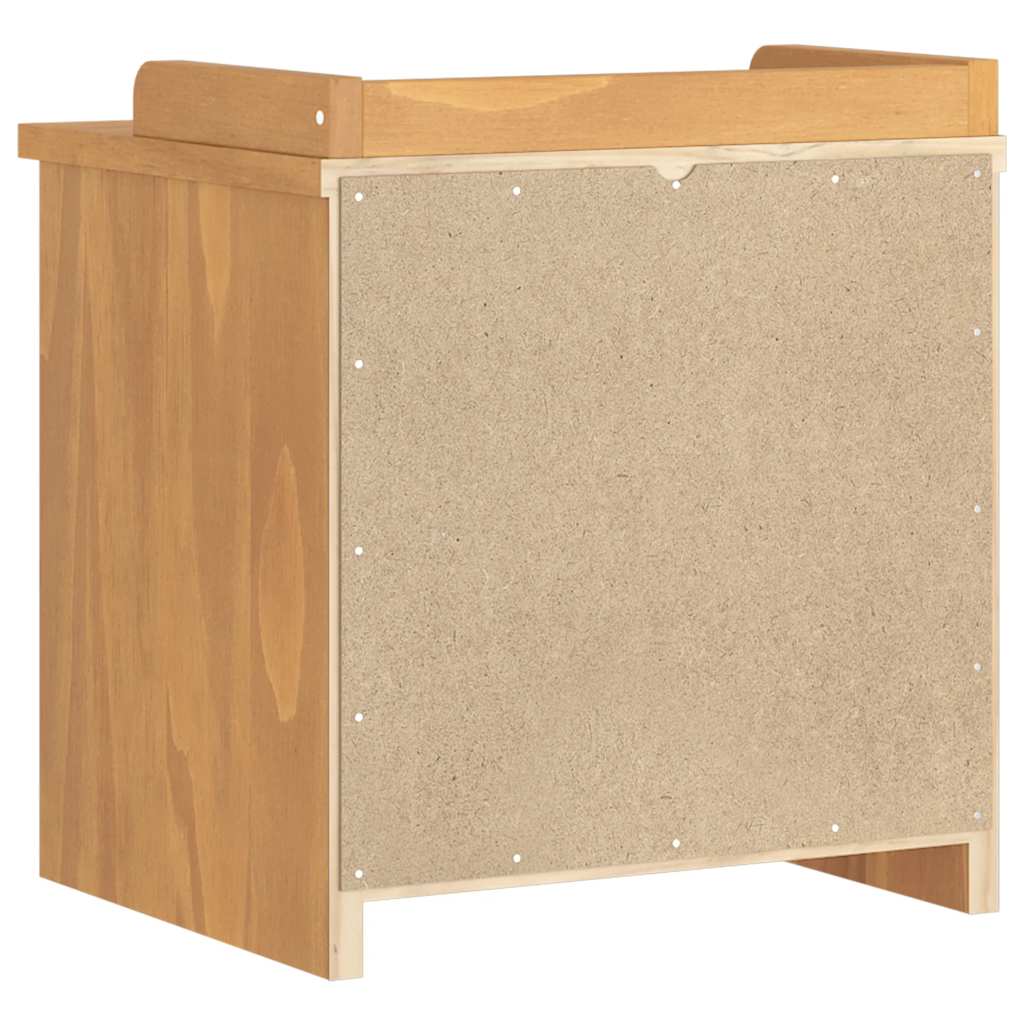 vidaXL Gangbankje SANDNES 45x40x50 cm massief grenenhout