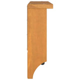 vidaXL Wandkapstok SANDNES 45x12x35 cm massief grenenhout