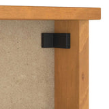 vidaXL Wandkapstok SANDNES 45x12x35 cm massief grenenhout