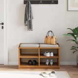 vidaXL Hallway Bench SANDNES 87x40x50 cm solid pine wood