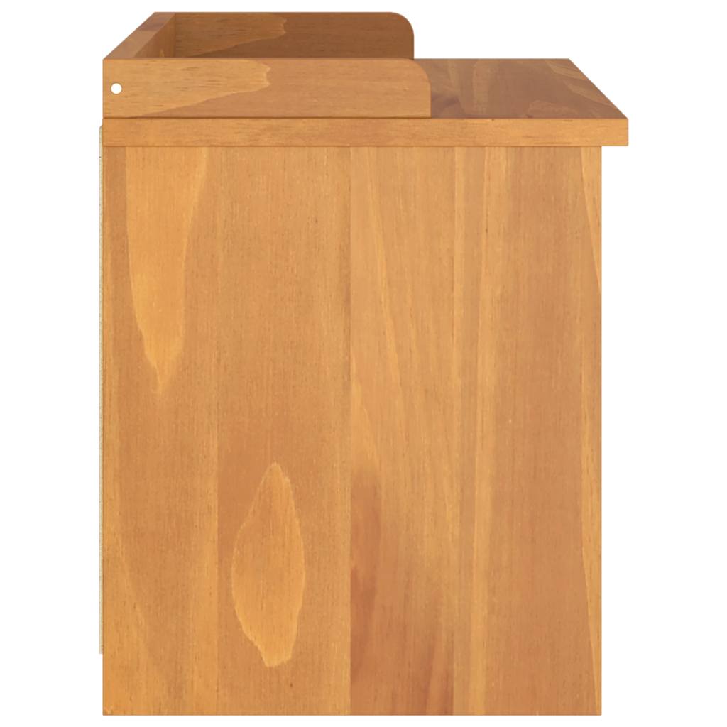 vidaXL Hallway Bench SANDNES 87x40x50 cm solid pine wood